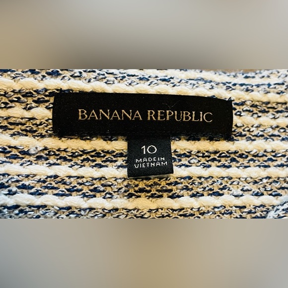 Banana Republic Striped Ruffle Sleeve Jacket - Picture 7 of 15